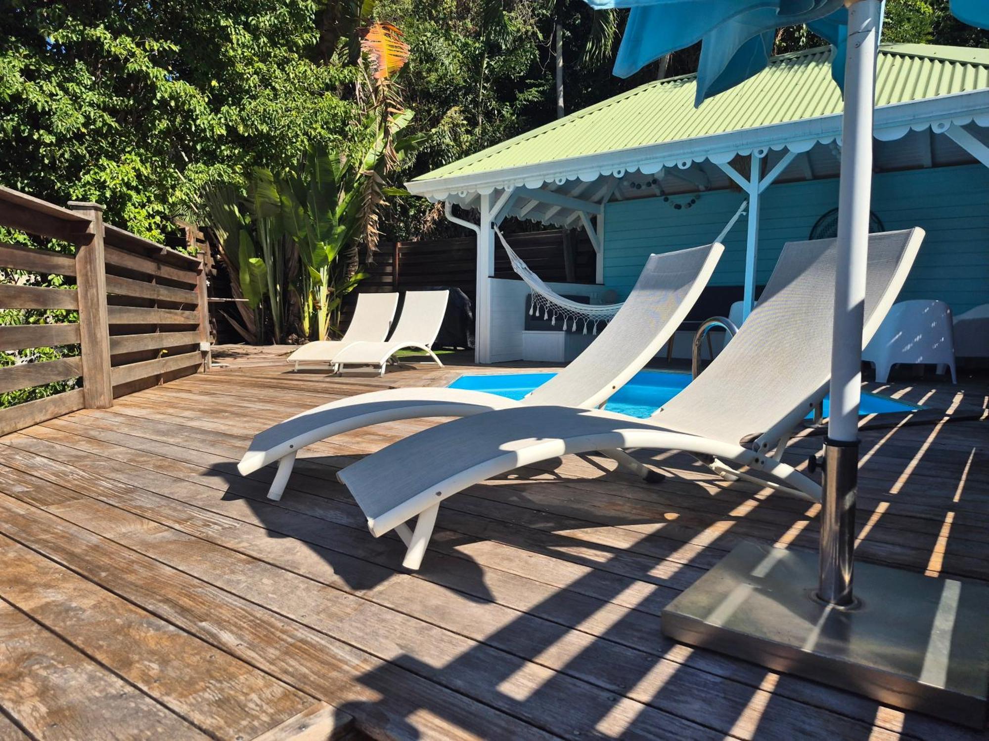 Villa Cannelle, Piscine, Vue Mer Deshaies Dış mekan fotoğraf