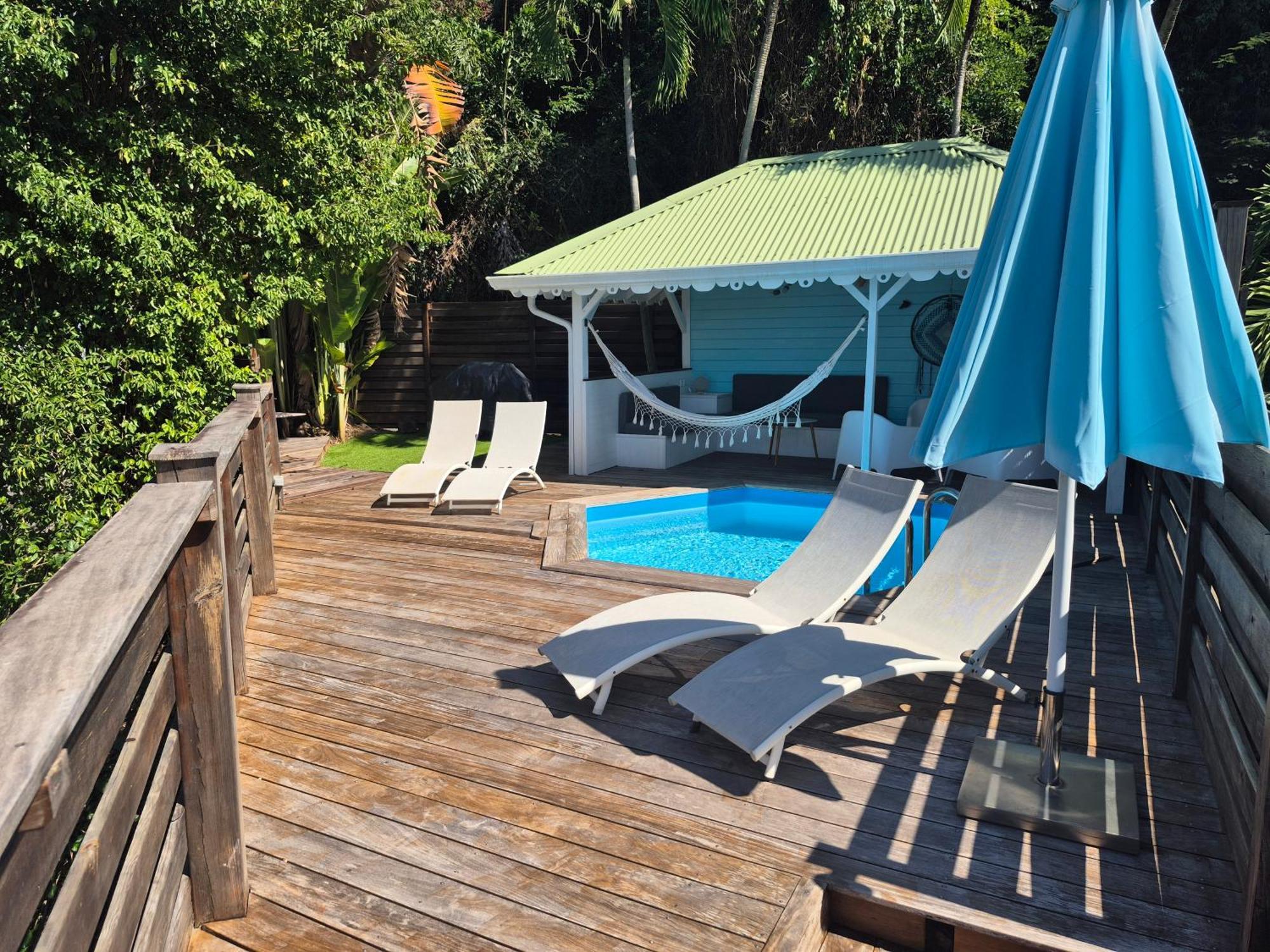 Villa Cannelle, Piscine, Vue Mer Deshaies Dış mekan fotoğraf